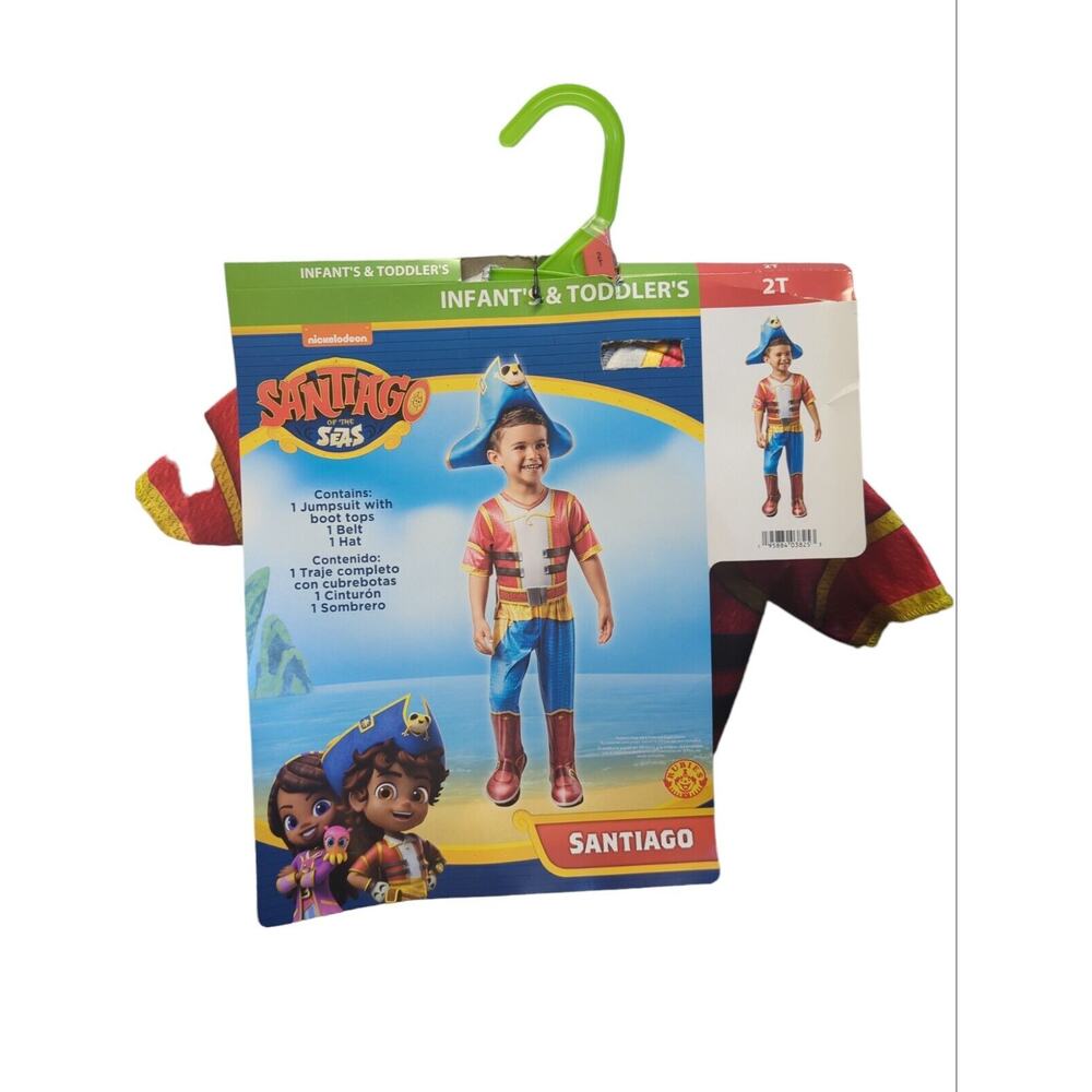Santiago of the Seas 2T Toddlers Halloween Costume Dress Up Pretend Play NEW